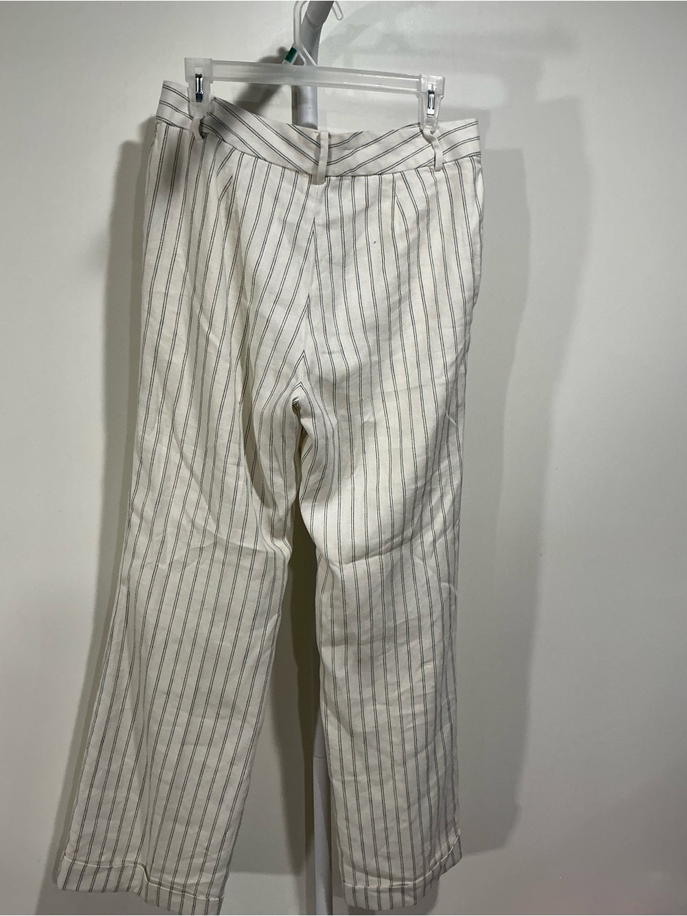 American Living Cream Trousers with Gray Pinstripes - Picture 4 of 4
